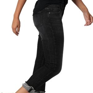 NWOT Lee Riders Black Stone Washed Size 12 Cropped/Capri Jeans